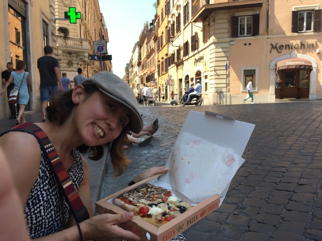ローマ,ご飯,激安,ピザ,世界一周,旅,ブログ,イタリア,ヨーロッパ,安い,自炊