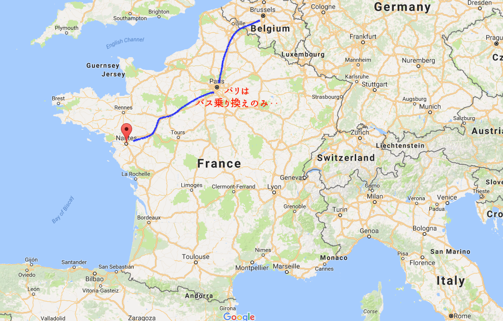 ナント　フランス　世界一周　旅　ホームステイ　BBQ　チーズ　コニャック　象　家族